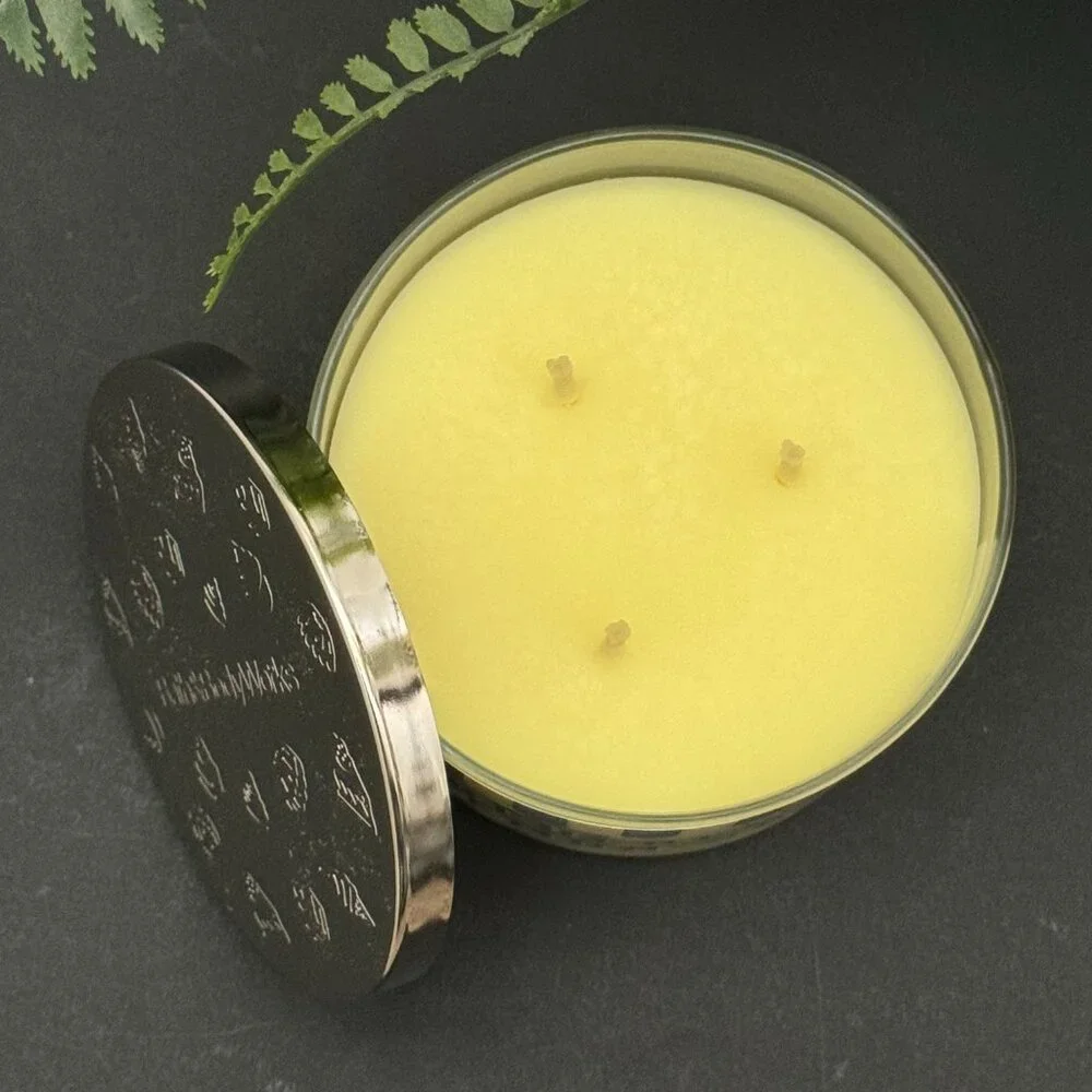 BBW Blueberry Lemon Sour Bath & Body Works 3 Wick Candle - Picture 6 of 10